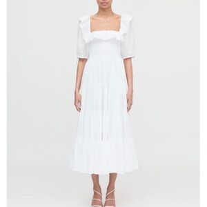 Hill House Corinne Nap Dress, white